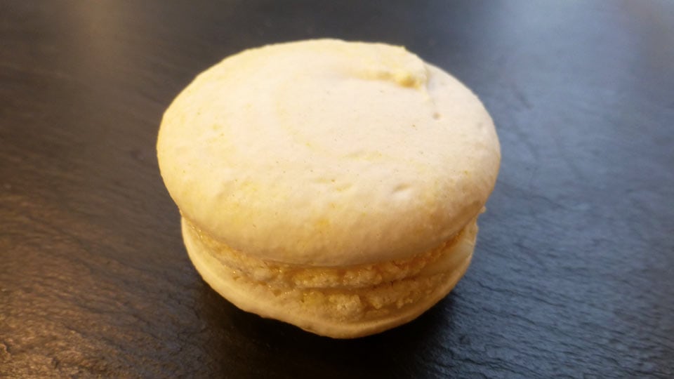 Macaron Yuzu, japanische Zitrone